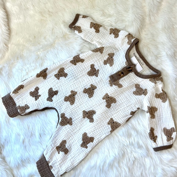 Beary Cozy, Button, Onesie - Picture 2 of 6